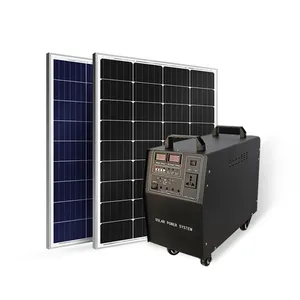 Kit Completo de Panel Solar Portable Solar Generator 2000W 1500W 1000W For Home Use