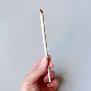 Sang trọng chất lượng cao biểu tượng tùy chỉnh nhãn hiệu riêng nâng Angled phẳng Tint Brow trang điểm Bút kẻ mắt bàn chải lông mày - Product Image 4