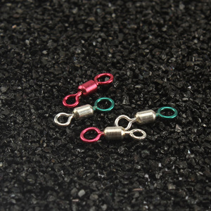 Mousqueton pivotant en métal, connecteur de couleur aléatoire 81012 pour équipement de pêche - Product Image 1