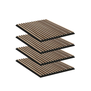 Paneles Acústicos <span class=keywords><strong>de</strong></span> <span class=keywords><strong>Madera</strong></span> Modernos Decosound, Tablero <span class=keywords><strong>de</strong></span> Absorción y Aislamiento Acústico para Dormitorio, Almacén y Sala <span class=keywords><strong>de</strong></span> Estar - Product Image 2