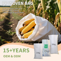 Sacs tissés en polypropylène vierge 100 % écologiques, fabrication directe, 20 kg/25 kg/50 kg, impression offset logo personnalisé, pour riz et farine