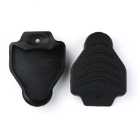 Ensemble de taquets de vélo SPD-SL Shimano durables, chaussures de vélo de route en plastique avec revêtement en caoutchouc compatible avec les crampons de SPD-SL