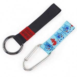 Lanière de poignet imprimée par sublimation de haute qualité avec boucle à bec d'aigle, lanière courte USB avec logo, porte-clés personnalisé - Product Image 4