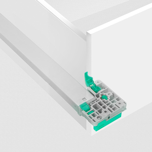 3 Fold <strong>Push</strong> <strong>Open</strong> Concealed <strong>Drawer</strong> <strong>Slide</strong> With Handle Telescopic Rail Double Extension <strong>Drawer</strong> <strong>Slides</strong> - Product Image 5