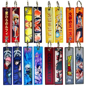 200 Designs Printing Woven Fabric Keychains Cartoon Rings Lanyard Embroidery Anime Jet Key <b>Tags</b> - Product Image 3
