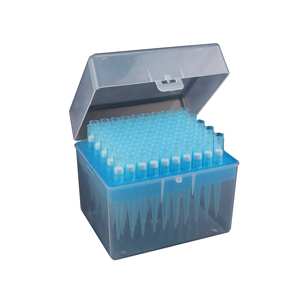 ปิเปตกรองอเนกประสงค์ในห้องทดลองแบบ100ul ราคาดีมีสีเหลืองสีน้ำเงินใสปลายปิเปตต์ในกล่อง - Product Image 2