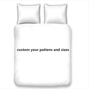 Bas prix conception géométrique Kutombana rotatif sérigraphie <span class=keywords><strong>lin</strong></span> 3 pièces literie adulte <span class=keywords><strong>couette</strong></span> drap de lit couverture ensembles pour la maison - Product Image 6