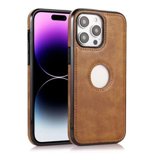 กันกระแทกคุณภาพธุรกิจTPU + PUหนังโทรศัพท์กรณีโลโก้Holeสําหรับ<span class=keywords><strong>iPhone</strong></span> 15 14 13 12 <span class=keywords><strong>11</strong></span> <span class=keywords><strong>Pro</strong></span> <span class=keywords><strong>Max</strong></span>โทรศัพท์มือถือกรณี - Product Image 5
