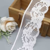 Dentelle française élégante et luxueuse en gros, bordure florale en nylon et coton, personnalisable pour robe de mariée, lingerie, décoration sexy