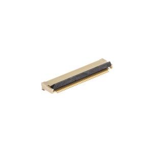 XF2M-4015-1A ขั้วต่อ FPC FFC 40 พิน ระยะพิทช์ 0.5 มม. แบบเสียบด้านหน้า ฝาปิดด้านหลัง เชื่อมต่อด้านบนและด้านล่าง - Product Image 1