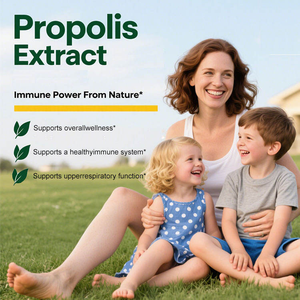 Capsules d'extrait de <span class=keywords><strong>propolis</strong></span>, de gelée royale et de pollen d'abeille, agent immunostimulant, complément alimentaire énergétique, capsule de <span class=keywords><strong>propolis</strong></span> - Product Image 2