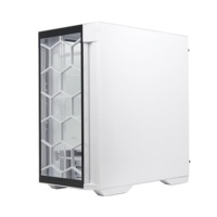 Boîtier de jeu d'ordinateur PC GAMER blanc qui prend en charge la carte mère EATX/ATX/360 refroidissement par eau/verre trempé latéral