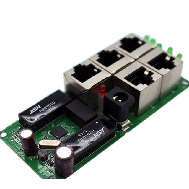 Mini 5 Port Network Switch Module PCB Board 5 Ports Ethernet Switch Module