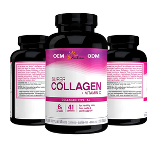 Prix de Gros Direct Comprimés de Collagène avec Vitamine C et Biotine pour la Santé de la Peau des Cheveux et des Ongles - Product Image 1