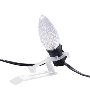 Facile da installare e smontare tutto In uno In plastica luce di natale Clip universale grondaia e scandole Clip per C7 <span class=keywords><strong>C9</strong></span> e Mini luce - Product Image 2
