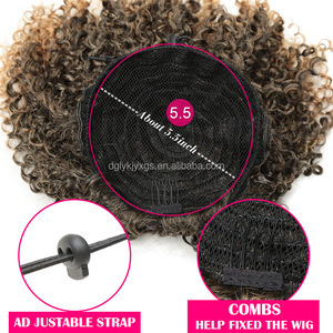 LW-86QT Multi Couleurs <span class=keywords><strong>Postiche</strong></span> Gonflée Extension Chignon Donut Ébouriffé Bouclé à Cordon Afro Crépu Afro Bun <span class=keywords><strong>Queue</strong></span> <span class=keywords><strong>de</strong></span> <span class=keywords><strong>Cheval</strong></span> - Product Image 2