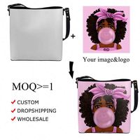 Sac fourre-tout bandoulière en PU imprimé Super Mom Design, sacs à main de luxe à fermeture éclair pour femmes, avec logo personnalisé et chaînes