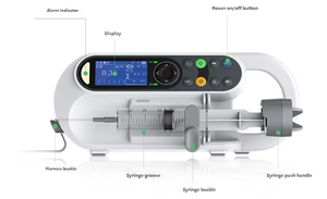 Inyector Automático Portátil, Bomba de Jeringa Electrónica para Infusión <span class=keywords><strong>Intravenosa</strong></span> Médica, Jeringa Autoinyectora Veterinaria - Product Image 5