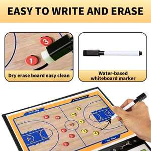 Kit de Portapapeles Magnético para Entrenadores 22 - Pizarra Portátil de Estrategia de Baloncesto con Hoja de Jugadas y Marcador, Venta al por Mayor para Entrenadores y Equipos - Product Image 4