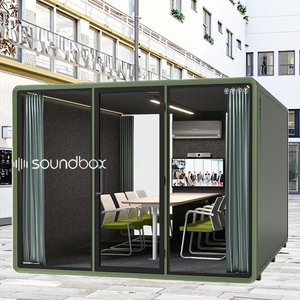 Soundbox extérieur grande cabine insonorisée cour modulaire bureau Pod à vendre cabine <span class=keywords><strong>de</strong></span> réunion <span class=keywords><strong>de</strong></span> réduction du bruit - Product Image 2