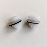 Clip de fixation en nylon pour panneau de porte avec coussinet en feutre, isolation antichoc pour panneau intérieur de voiture, accessoire automobile