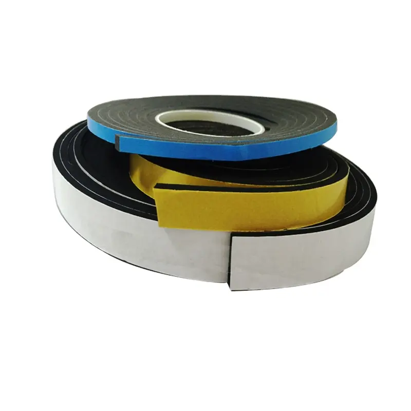 die cut CR Foam Tape Neoprene Rubber foam tape for sealing