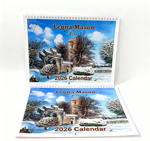 Tùy chỉnh thiết kế kích thước lớn phim Cmyk màu đầy màu sắc xoắn ốc ràng buộc dây-o ràng buộc in lịch treo tường in in - Product Image 3