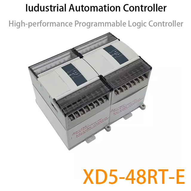Original XINJE XD5-48RT-E 28 Input + 20 Output (Relay+Transistor Mixed) 220V AC-Powered PLC RS232/RS485/USB Control