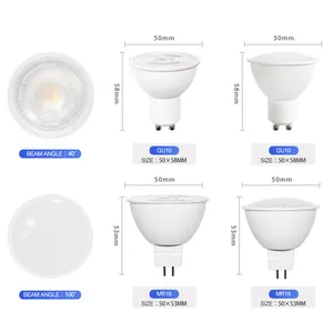 Woojong high power spotlights adjustable led recessed downlight ceiling lamp 5w 7w gu10 12v led bulb for sale