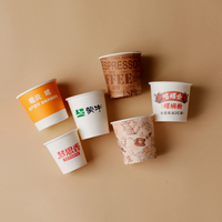 Gobelet en Papier Jetable Écologique à Paroi Simple de 3oz, 3.5oz, 4oz avec Impression de Logo Personnalisé, Petite Capacité, pour Dégustation
