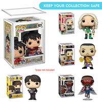 Boîte de rangement et de présentation transparente en acrylique pour Funko Pop, avec protection magnétique, design moderne