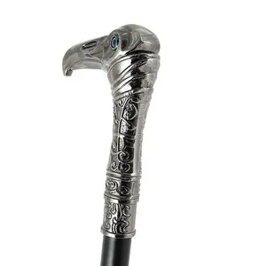 シルバーイーグルブルーアイハロウィンクロジエ杖自己防衛棒杖杖内側に鉄のシート