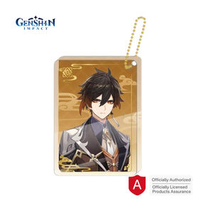 Productos En Tendencia 2025 <span class=keywords><strong>Genshin</strong></span> <span class=keywords><strong>Impact</strong></span> Officiellement Sous Licence 7mm D'épaisseur Acrylique Pendentif Zhongli Acrylique Charms Porte-clés - Product Image 1