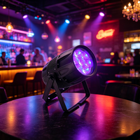 Nouvelle conception de projecteur de scène LED étanche IP65 avec zoom, lumière de scène 7x40W RGBW 4 en 1 pour l'extérieur