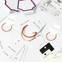 Cartes d'emballage personnalisées en gros pour bijoux (colliers, boucles d'oreilles, bagues) et élastiques à cheveux – Vente directe usine