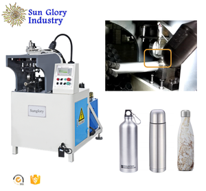 Macchina per Appiattire e Lavorare i Bordi di <span class=keywords><strong>Saldatura</strong></span> Idraulica Sun Glory per la Produzione di Bottiglie d'Acqua in Acciaio Inox e Thermos - Product Image 2