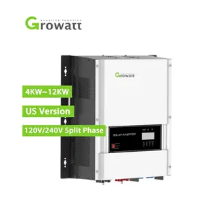 Versão Growatt Europe 12kw 13kw 15kw no inversor solar trifásico da grade para o sistema solar