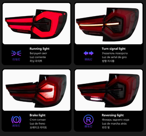 Feux arrière pour X3 F25 2010-2017, ensemble de feux arrière avec lentilles transparentes, clignotants dynamiques, plug and play, neufs, 6000K, garantie 1 an - Product Image 4