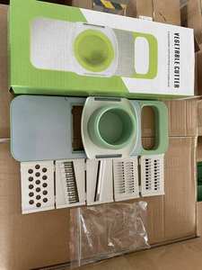 Rebanadora de verduras Manual multifunción de acero inoxidable, cortes de cocina para el hogar, tiras gruesas, pepinos, patatas, picadora de verduras - Product Image 6