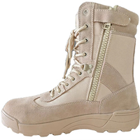 Bottes de combat de désert camouflage personnalisées OEM été hiver léger respirant doublure supérieure en caoutchouc imperméable semelle intérieure antidérapante