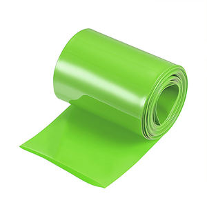 ปลอกหุ้มหดความร้อน PVC สีเขียวสำหรับแบตเตอรี่ทรงกระบอกแบบเซลล์เดียว 21700 และ 18650 วัสดุและองค์ประกอบฉนวนกันความร้อนแบบหดตัว - Product Image 5