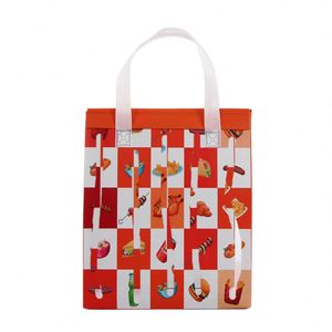 Bolsas Térmicas Aislantes Desechables con Asa, Diseño Personalizado con Letras, Resistentes al Agua, para Entrega de Comida Caliente/Fría a Domicilio - Product Image 1