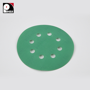 5 Inch 125mm 40 to 2000 Grits Hook and Loop Film Green Sandpaper Sanding Disc PET <strong>Sand</strong> Paper Green Sanding Disc Abrasives Disc - Product Image 1