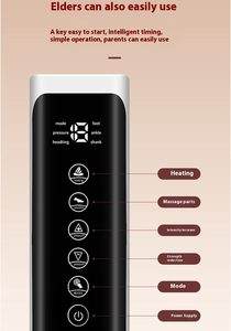 Masseur <span class=keywords><strong>de</strong></span> jambes à compression d'air professionnel 670D pour pieds et mollets avec fermeture éclair, thérapie <span class=keywords><strong>de</strong></span> circulation complète des jambes pour la récupération musculaire - Product Image 6