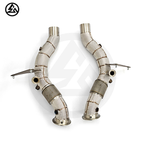Sistema di Scarico Completo CSZ per <span class=keywords><strong>Ferrari</strong></span> F8 3.9T, Downpipe da Corsa e Sistema di Scarico con Valvola Pneumatica Controllata a Distanza - Product Image 6