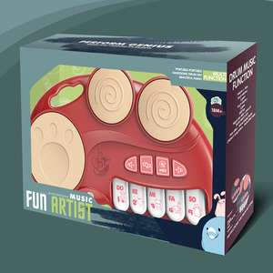 Đàn Piano Điện Tử, Đồ Chơi Âm Nhạc Vui Nhộn, Đánh Trống Bằng Tay, Xếp Hình, Quà Tặng Sinh Nhật Cho Trẻ Em - Product Image 6