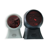 Pemindai Barcode Laser 1D Omnidirectional untuk Desktop dengan Antarmuka USB & COM untuk Penggunaan di Supermarket, Tersedia dalam Stok
