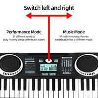Wholesale 37-Key LED Display Screen Digital Electronic Piano Children's Musical Instrument and Puzzle Toy