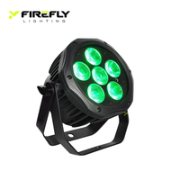 Projecteur LED PAR à piles 6x18W RGBAW+UV 6-en-1 sans fil DMX pour événements de mariage et scènes