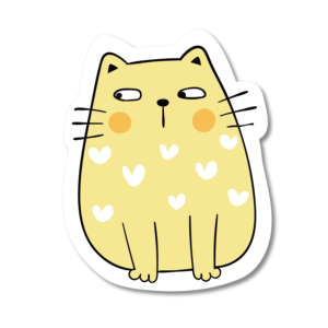 Забавные водонепроницаемые наклейки с мемами кошек на заказ, высокое качество, для взрослых - Product Image 5